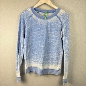 Honeydew  Blue Heathered Pajama loungewear long sleeve